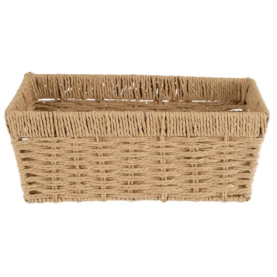 Simplify Small Dutch Weave Shelf Storage Basket
